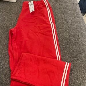 Hollister Red Wide Leg Pants